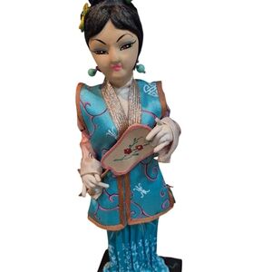 Vintage Oriental Doll Figuirine
